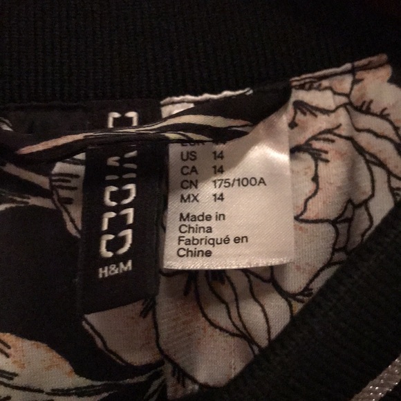 Bomber H&M with flowers - Picture 2 of 4